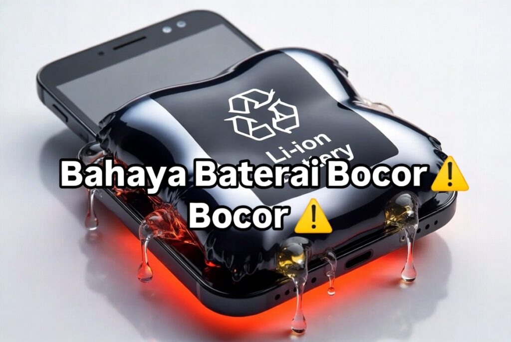 Ciri ciri baterai hp bocor